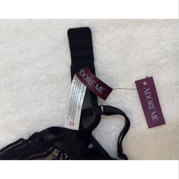 NWT Adore Me Black Lace Chemise - Picture 9 of 10